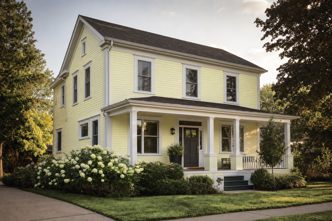 Wales by Benjamin Moore on exterior