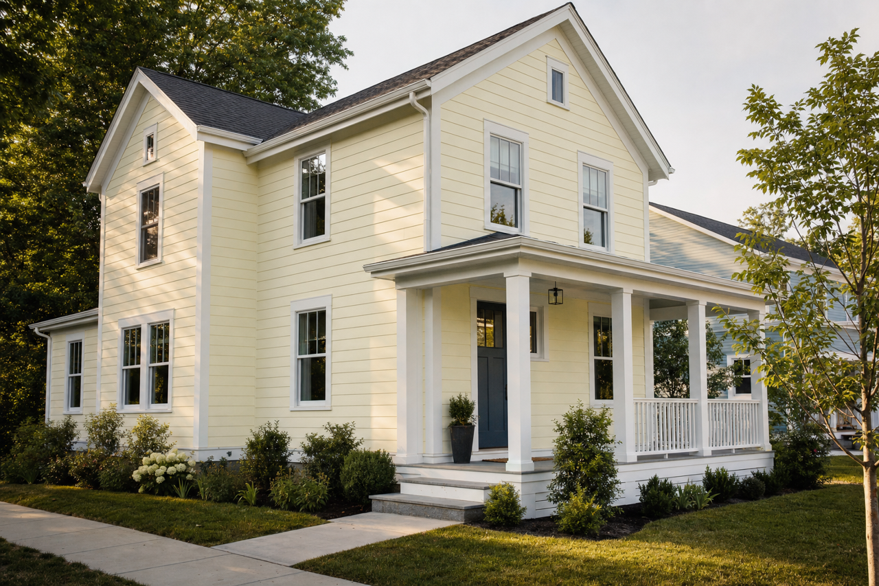 Seahorse by Benjamin Moore on exterior