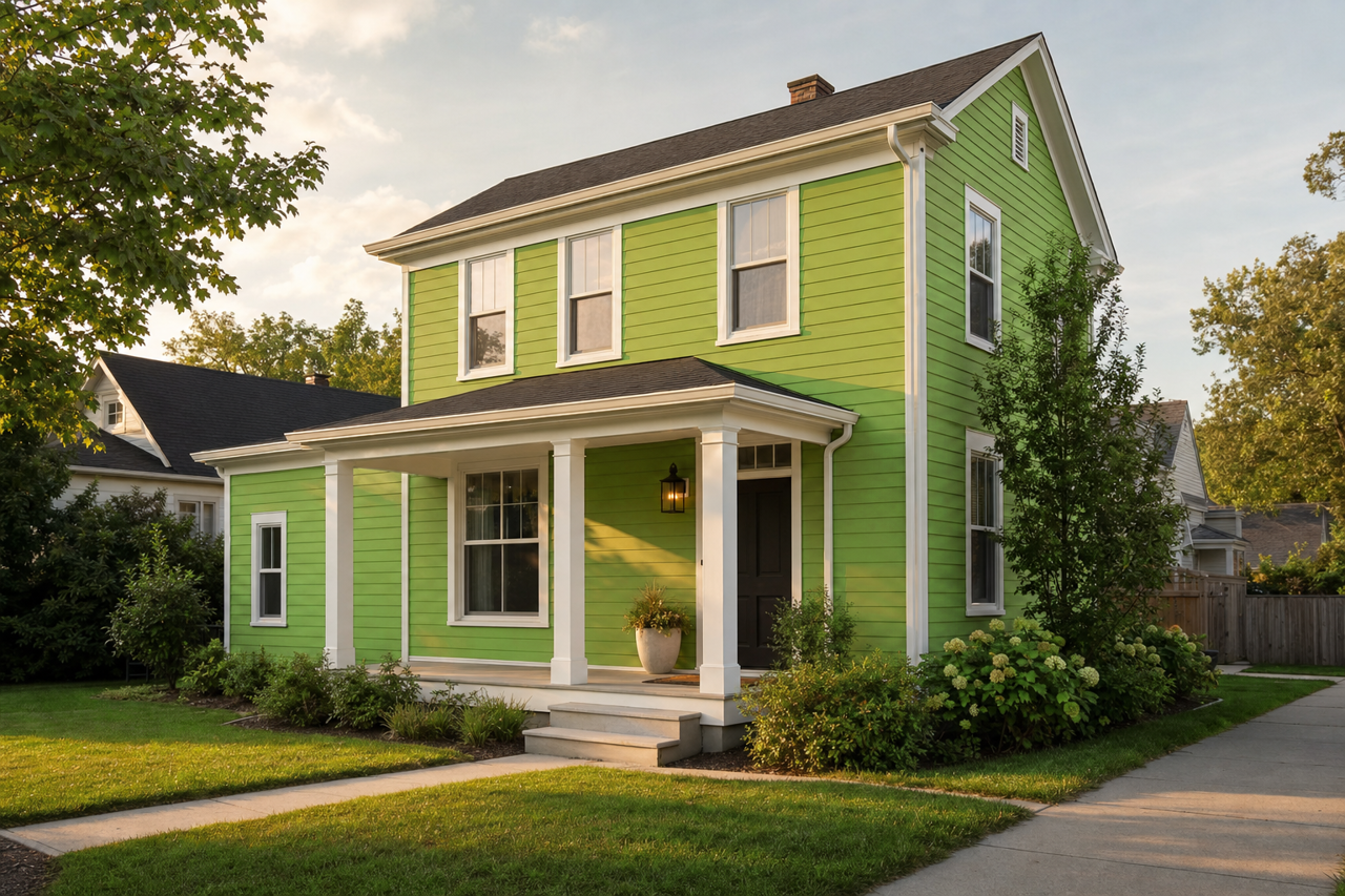 Rosemary by Benjamin Moore on exterior
