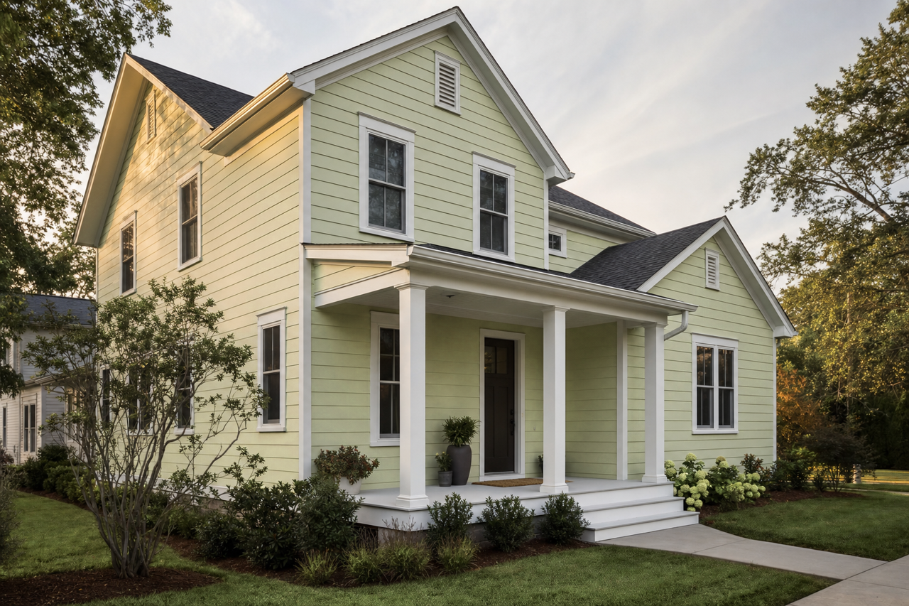 Potpourri by Benjamin Moore on exterior