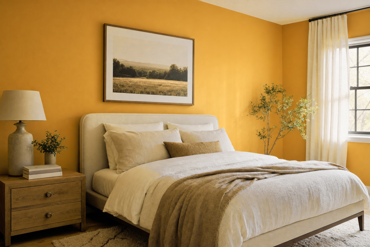 Fields by Benjamin Moore on interiors