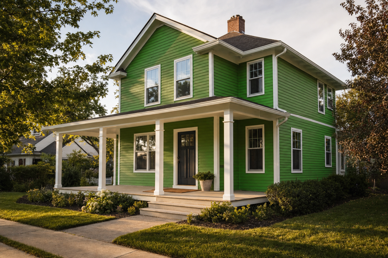Lizard by Benjamin Moore on exterior