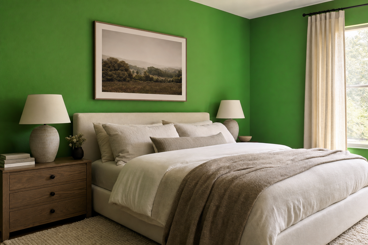 Lizard by Benjamin Moore on interiors