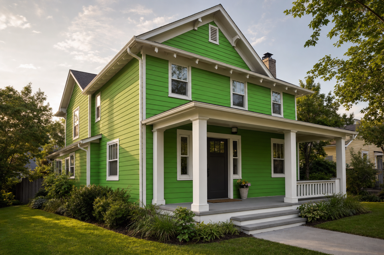 Tropical by Benjamin Moore on exterior