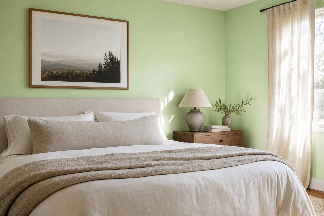 Shimmering by Benjamin Moore on interiors