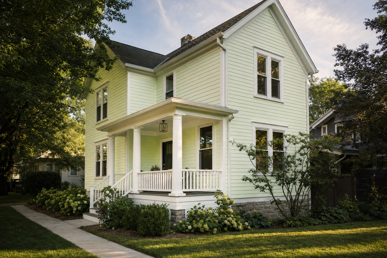 Iced by Benjamin Moore on exterior