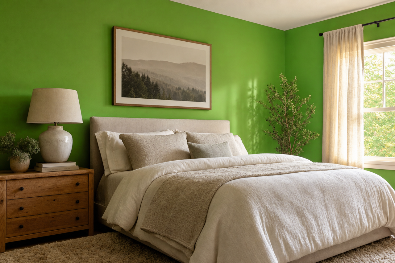 Paradise by Benjamin Moore on interiors