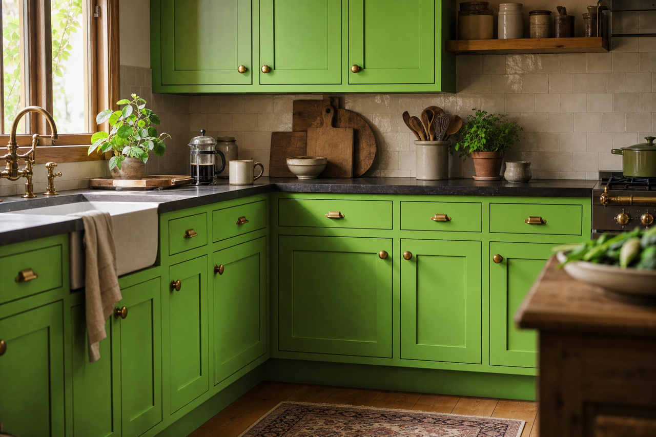 Sweet by Benjamin Moore on cabinets
