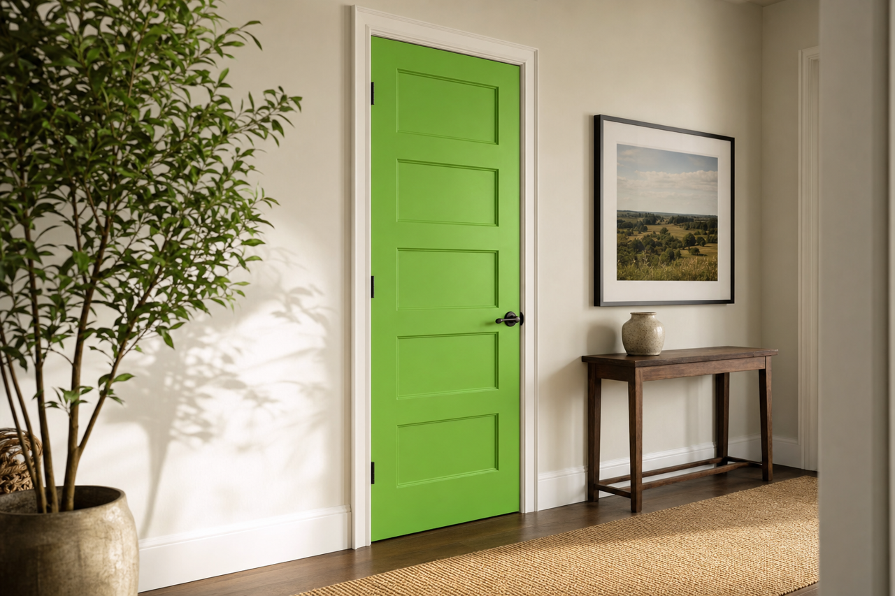 Sweet by Benjamin Moore on interior-doors