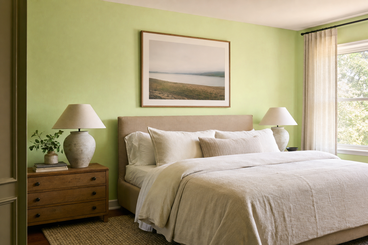 Key by Benjamin Moore on interiors