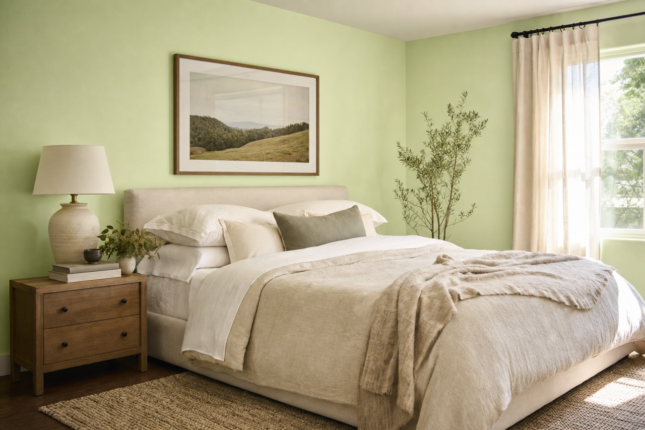 Neon by Benjamin Moore on interiors