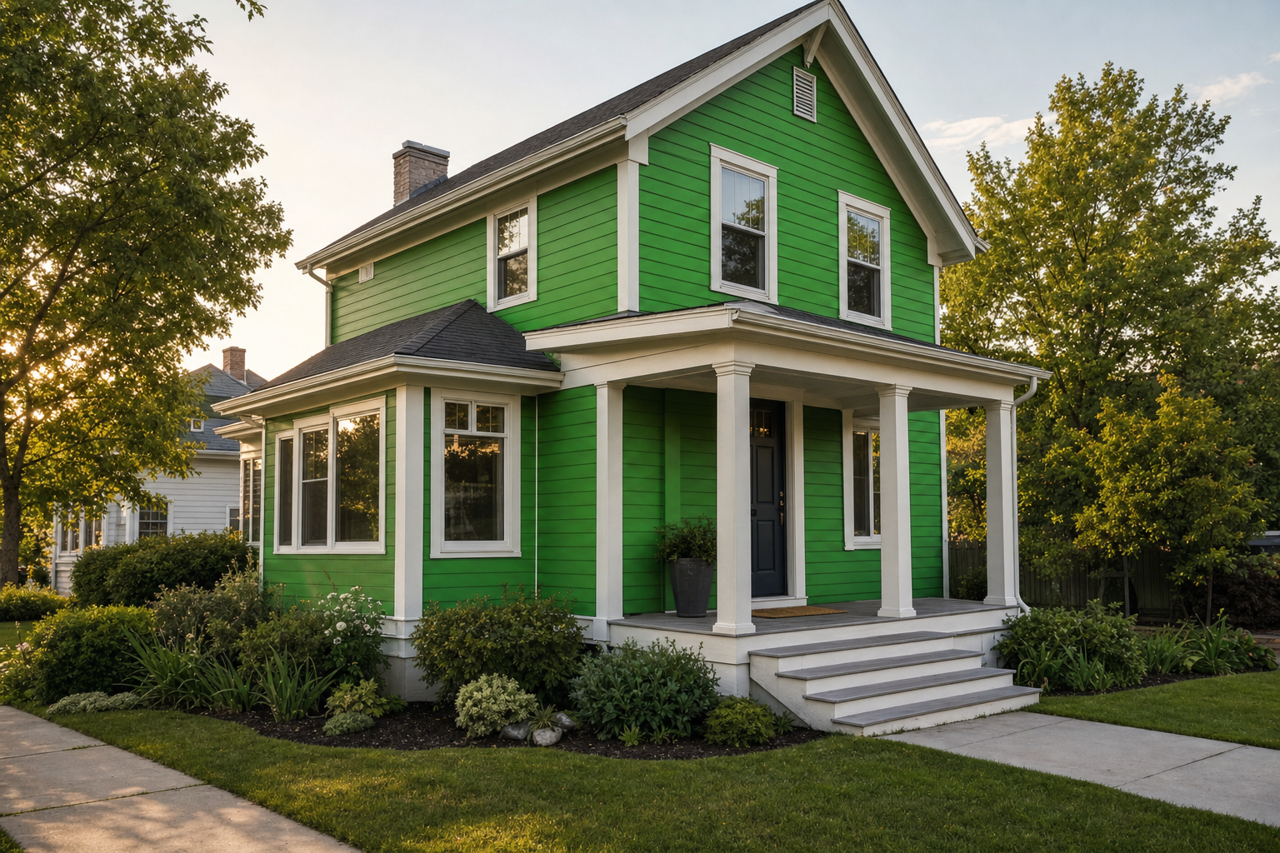 Traffic by Benjamin Moore on exterior