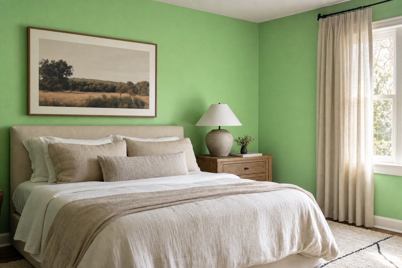 Citrus by Benjamin Moore on interiors