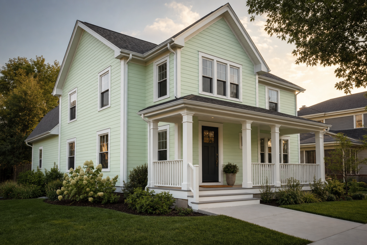 Citra by Benjamin Moore on exterior