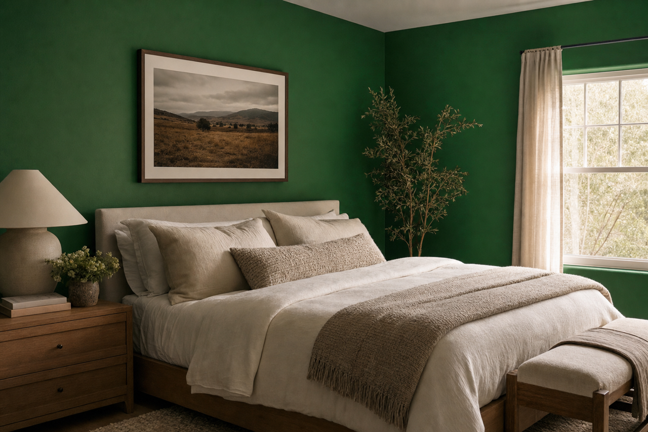 Yellow by Benjamin Moore on interiors