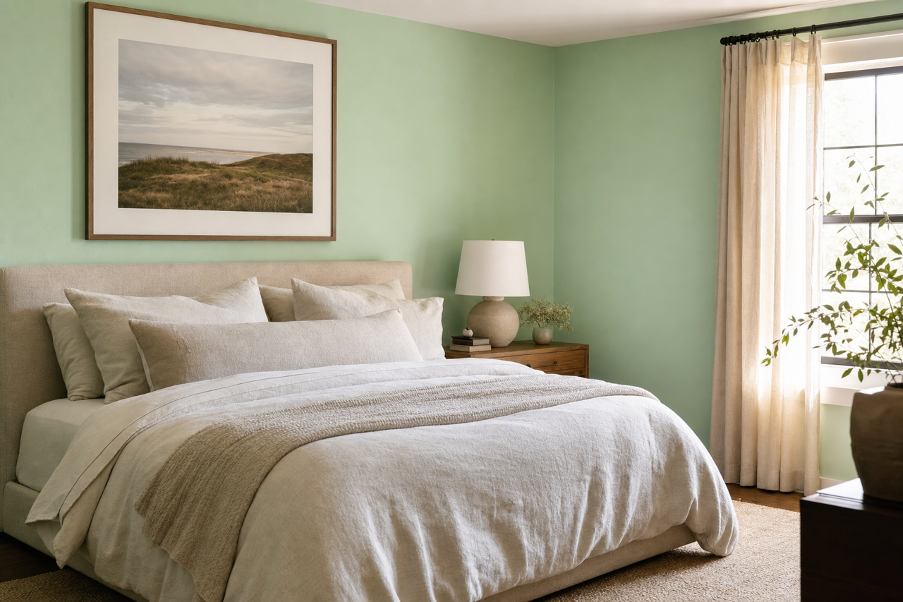 Bud by Benjamin Moore on interiors