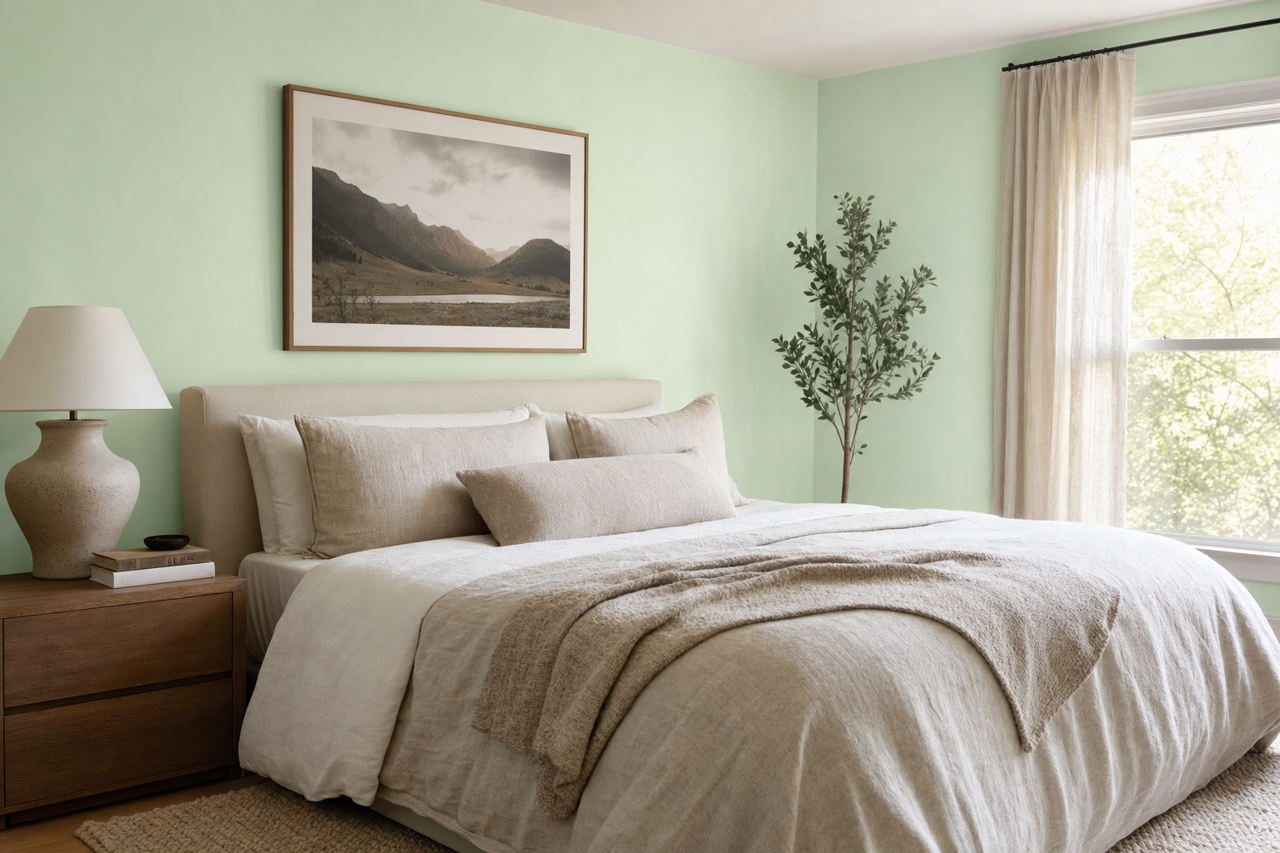 Sweet by Benjamin Moore on interiors