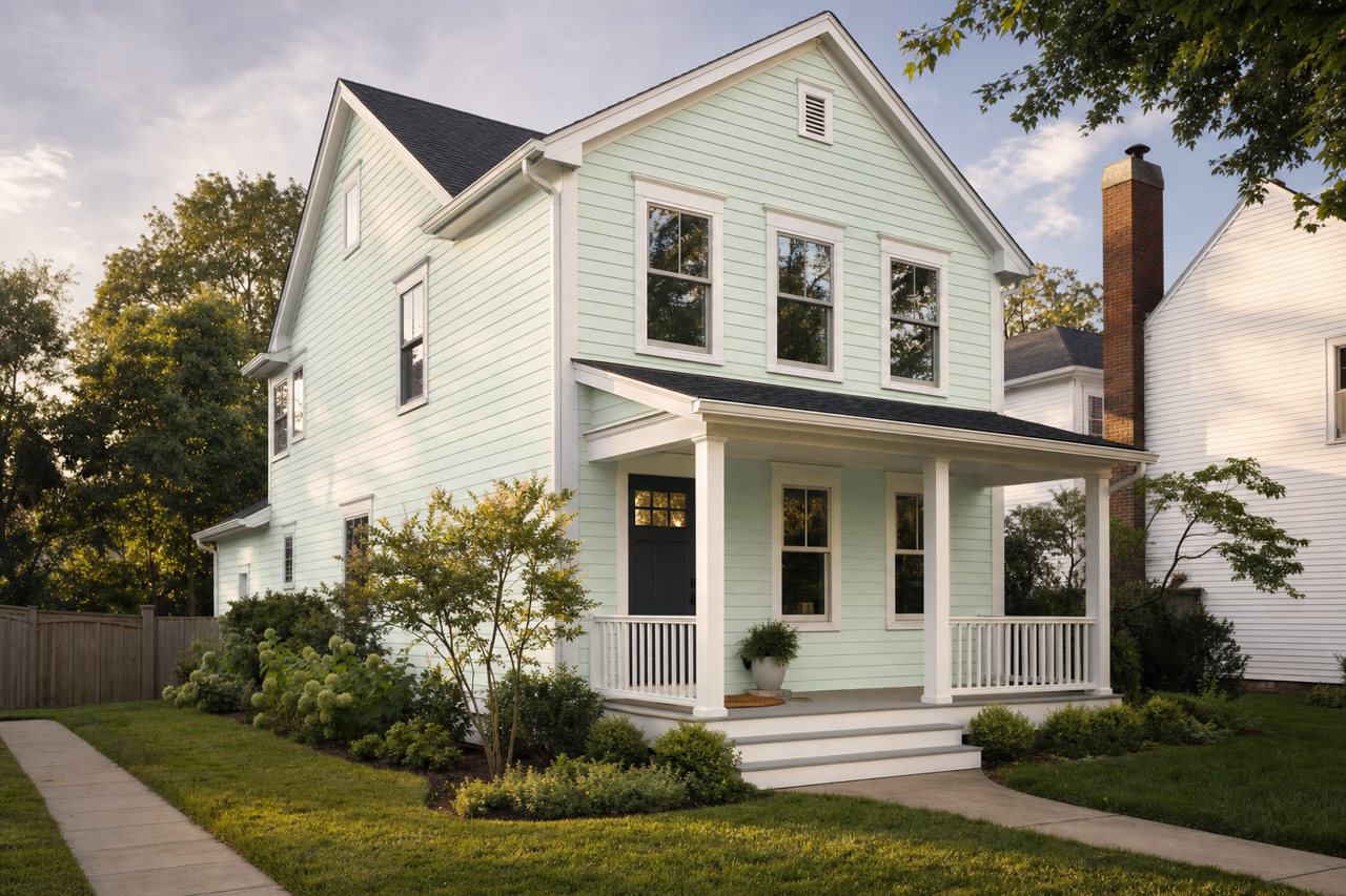 Daiquiri by Benjamin Moore on exterior