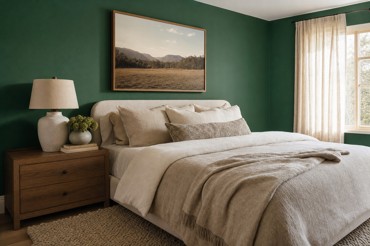 Cactus by Benjamin Moore on interiors