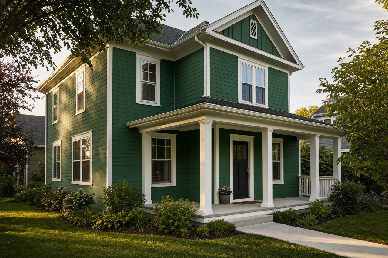 Cat's by Benjamin Moore on exterior