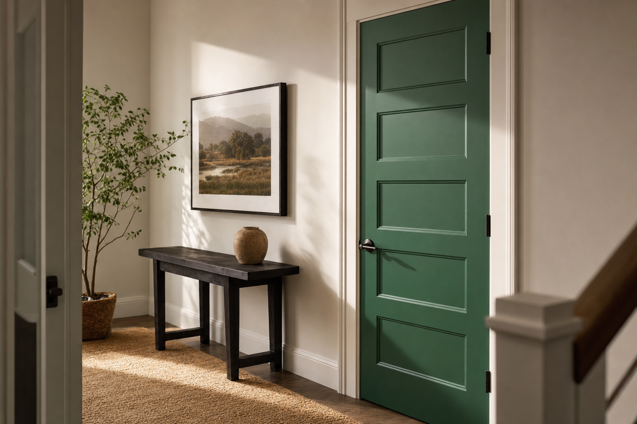 Cat's by Benjamin Moore on interior-doors
