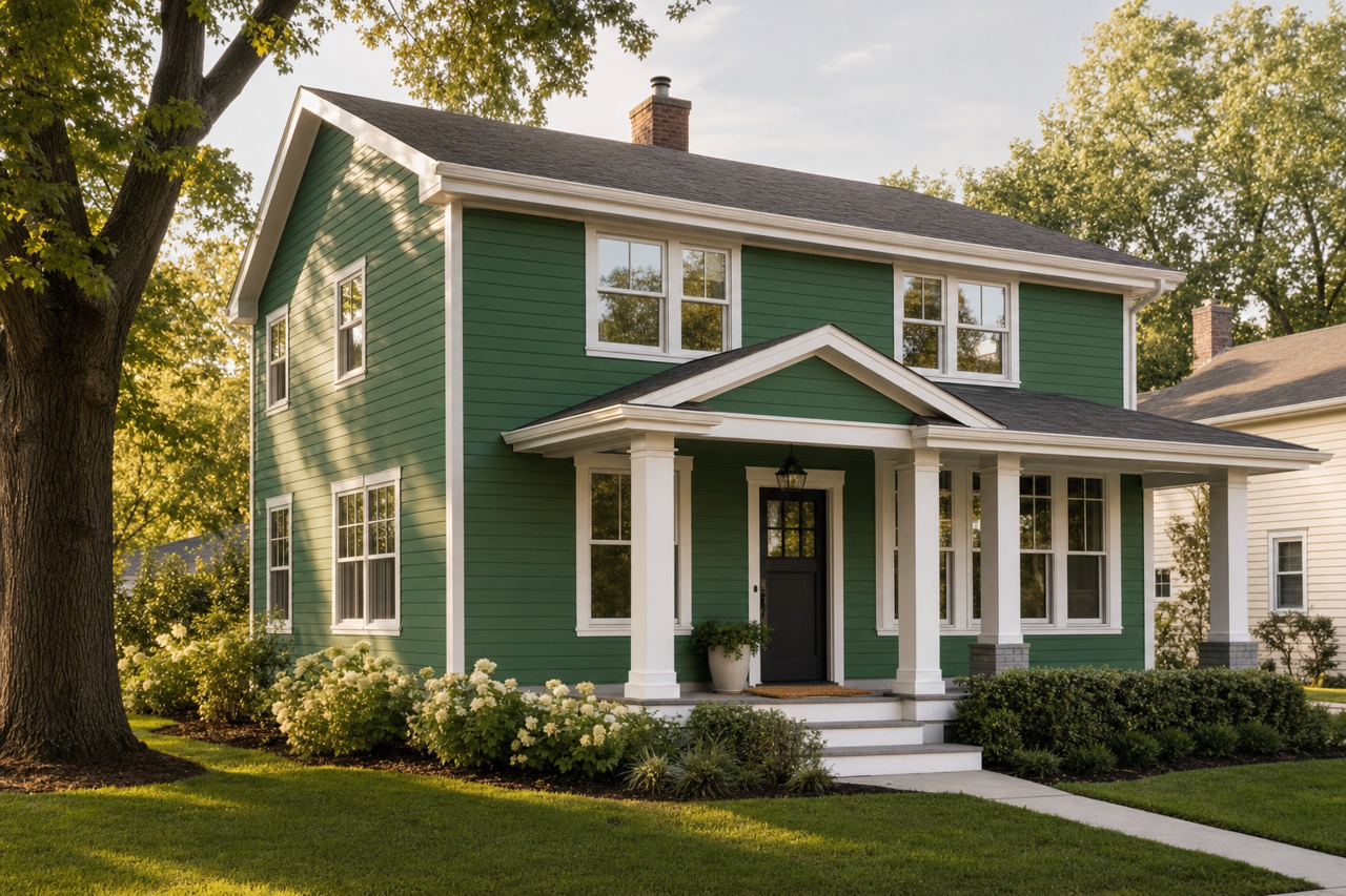 Irish by Benjamin Moore on exterior