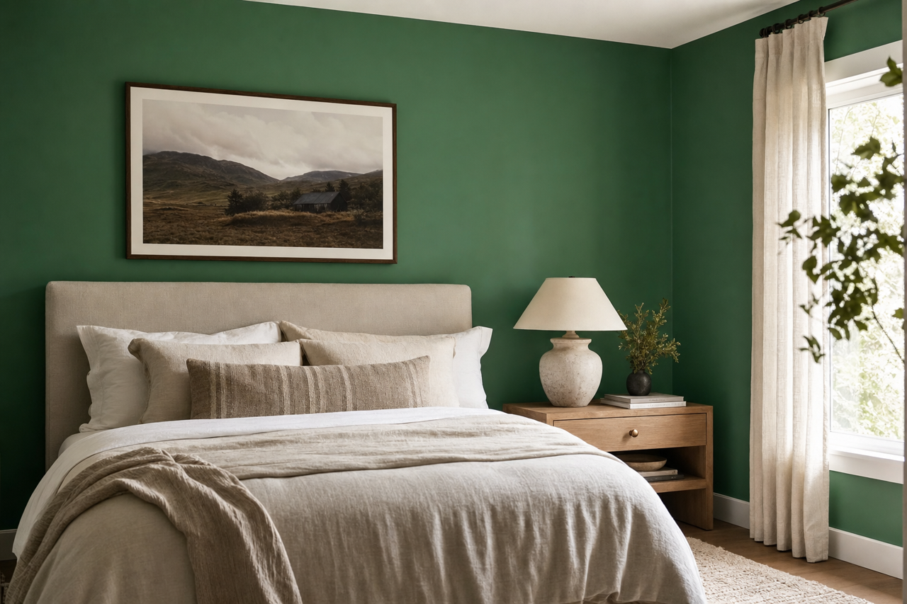 Irish by Benjamin Moore on interiors
