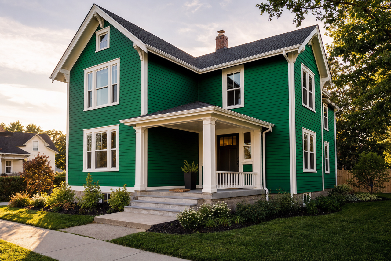 Amazon by Benjamin Moore on exterior