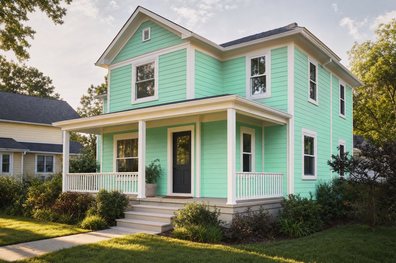Greenwood by Benjamin Moore on exterior