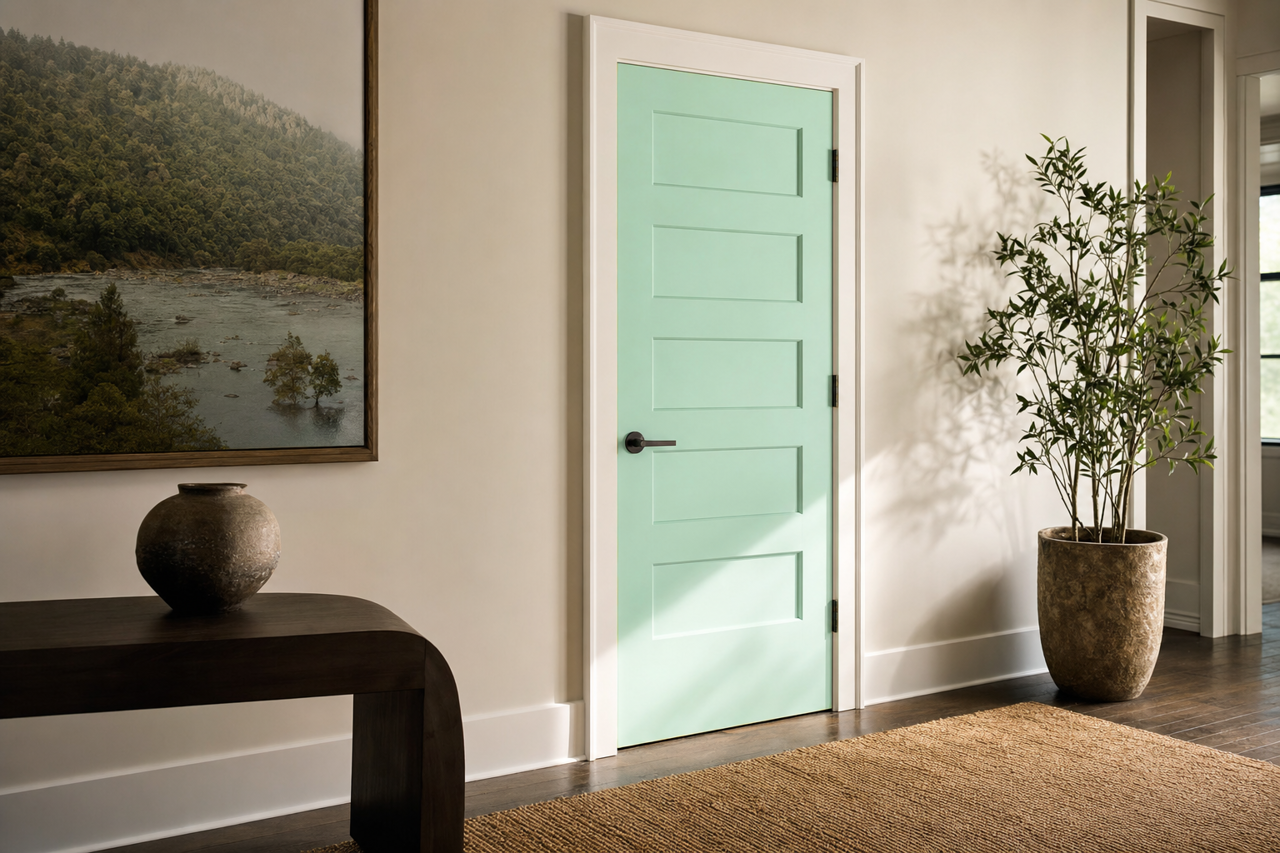 Santa by Benjamin Moore on interior-doors