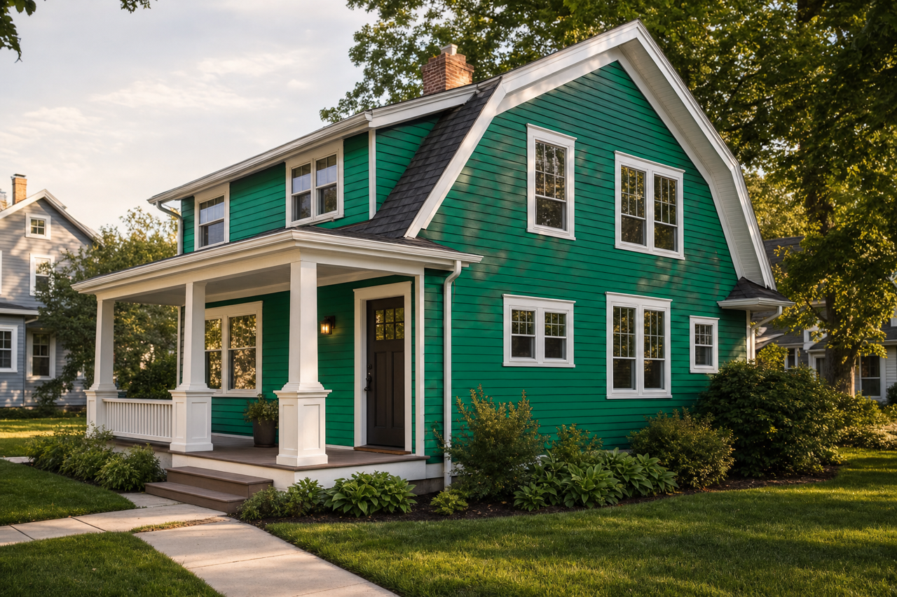 Irish by Benjamin Moore on exterior