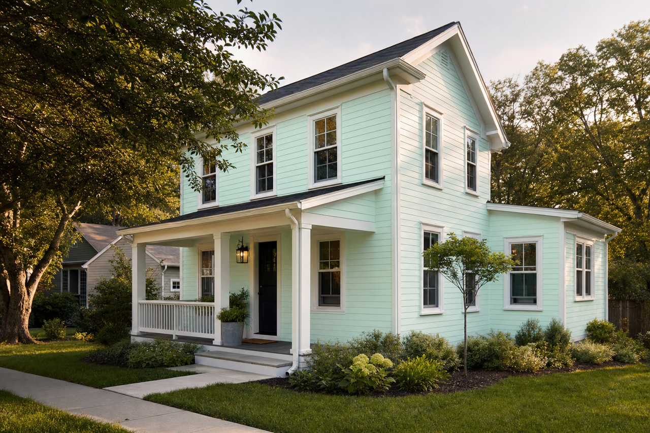 Irish by Benjamin Moore on exterior