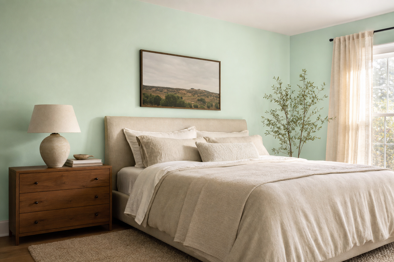 Irish by Benjamin Moore on interiors