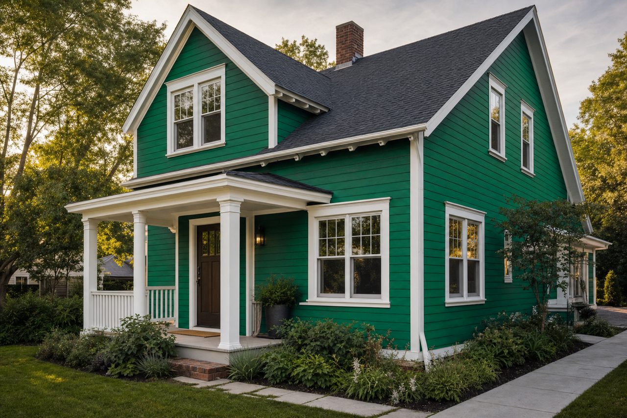 Deep by Benjamin Moore on exterior