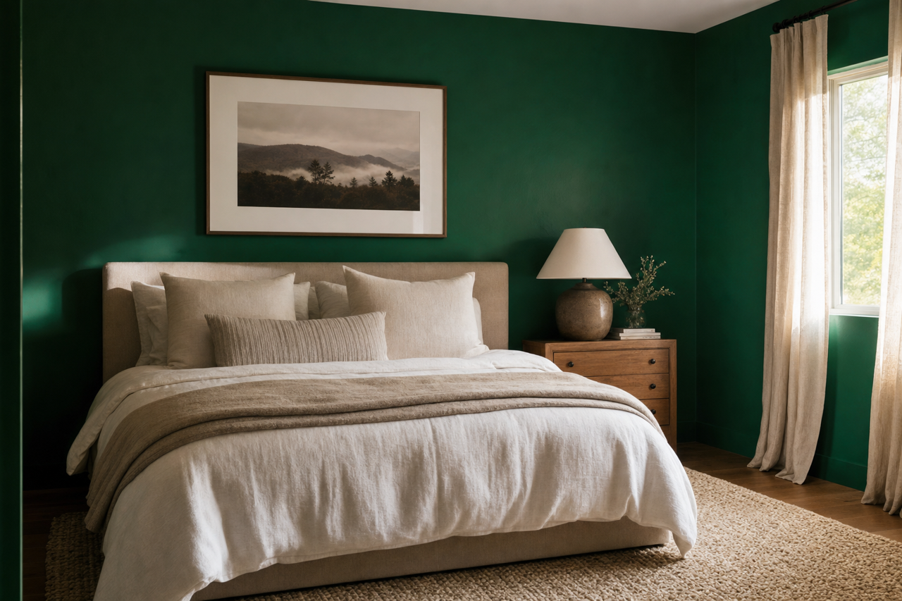 Deep by Benjamin Moore on interiors