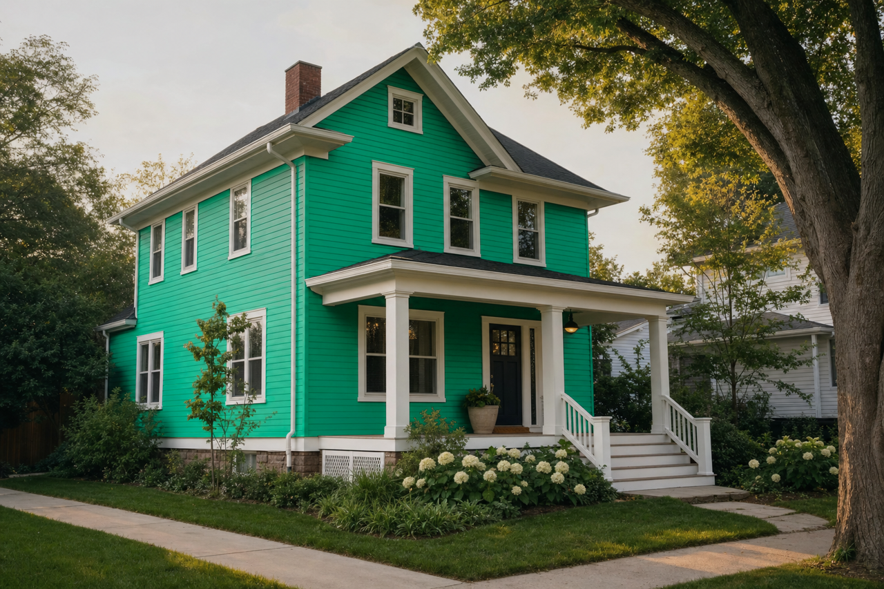 Cabana by Benjamin Moore on exterior