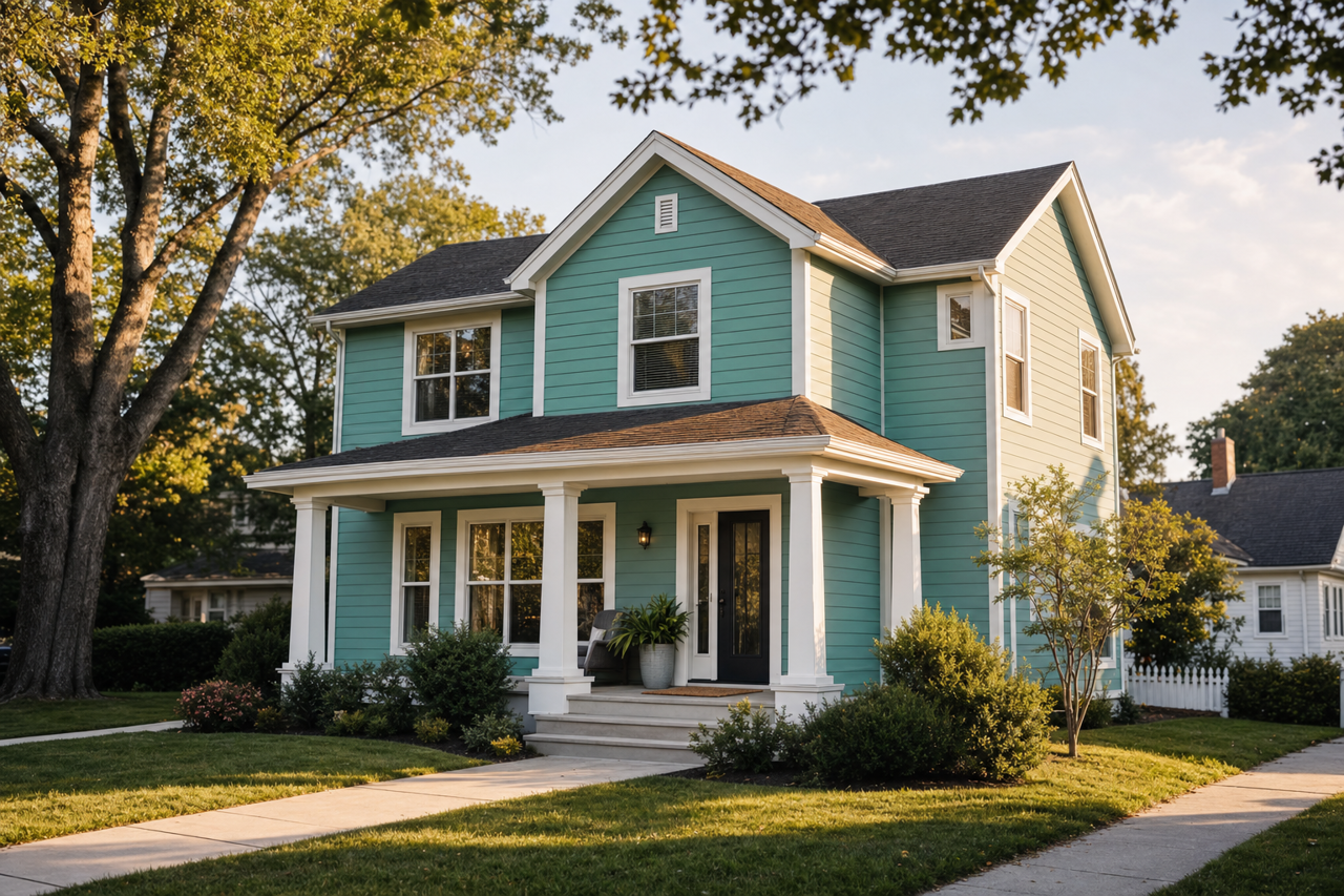 Summer by Benjamin Moore on exterior