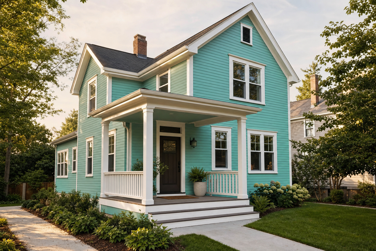 Juneau by Benjamin Moore on exterior