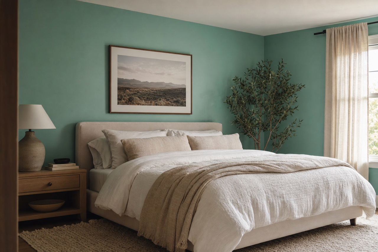 Juneau by Benjamin Moore on interiors