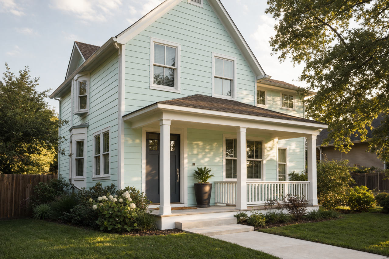 Irish by Benjamin Moore on exterior