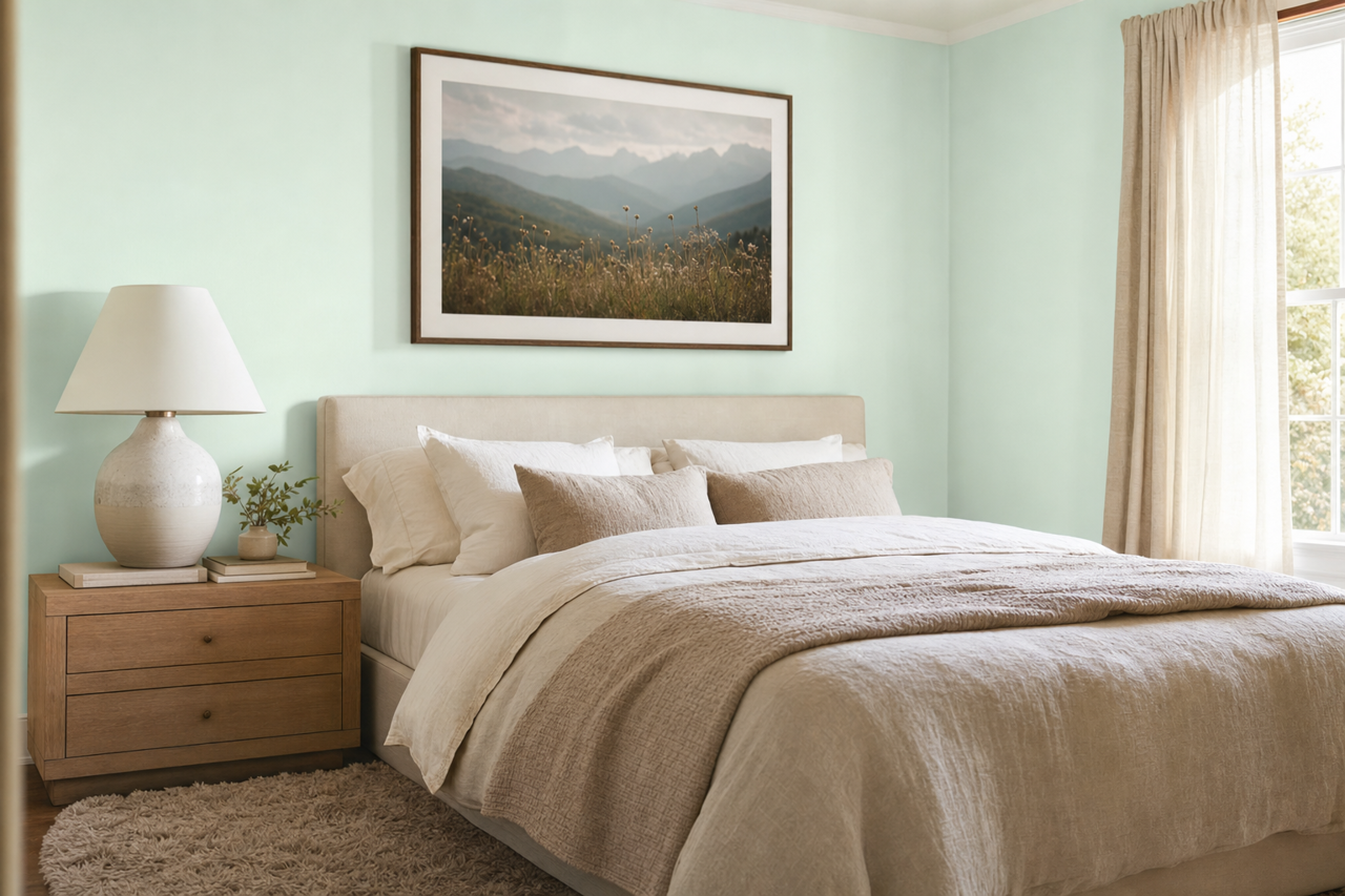 Irish by Benjamin Moore on interiors