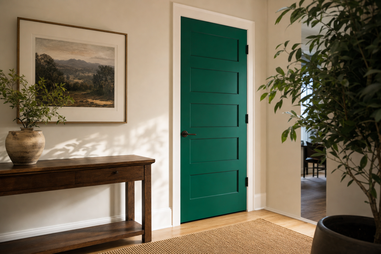 True by Benjamin Moore on interior-doors