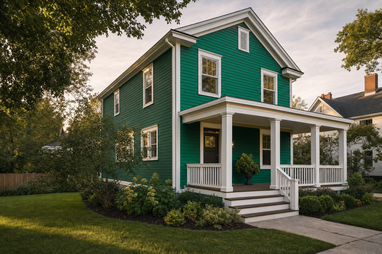 Reef by Benjamin Moore on exterior