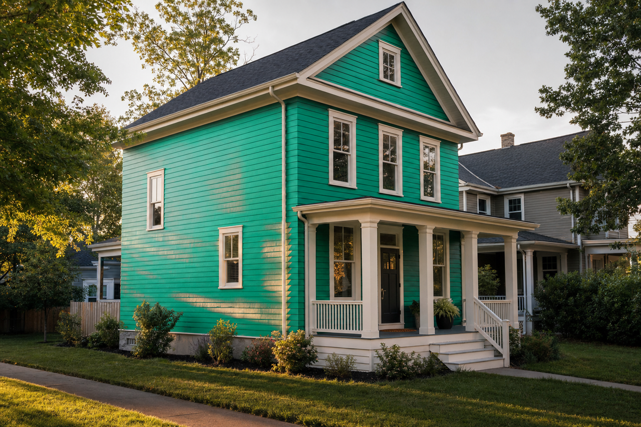 Hummingbird by Benjamin Moore on exterior
