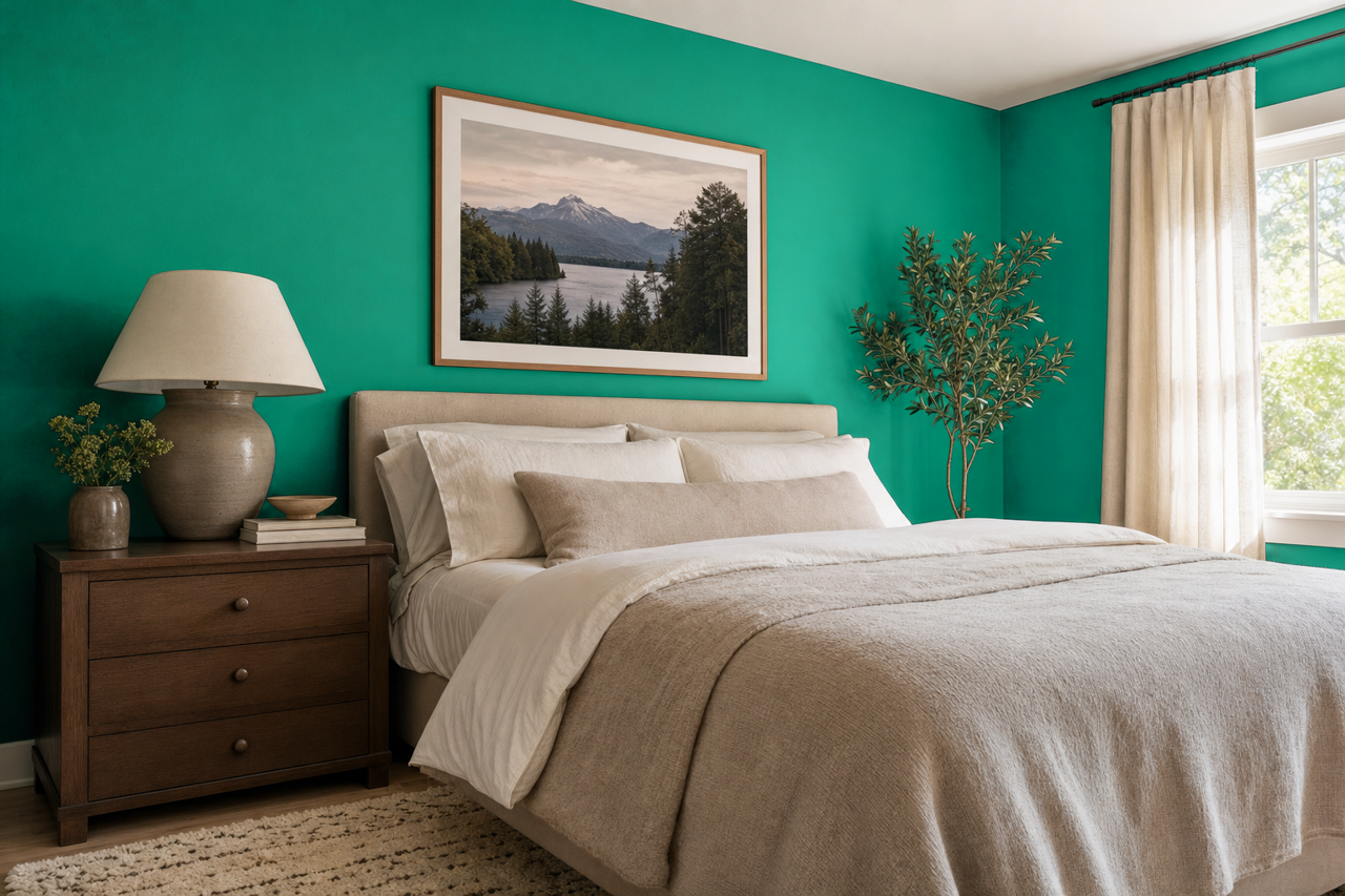 Hummingbird by Benjamin Moore on interiors