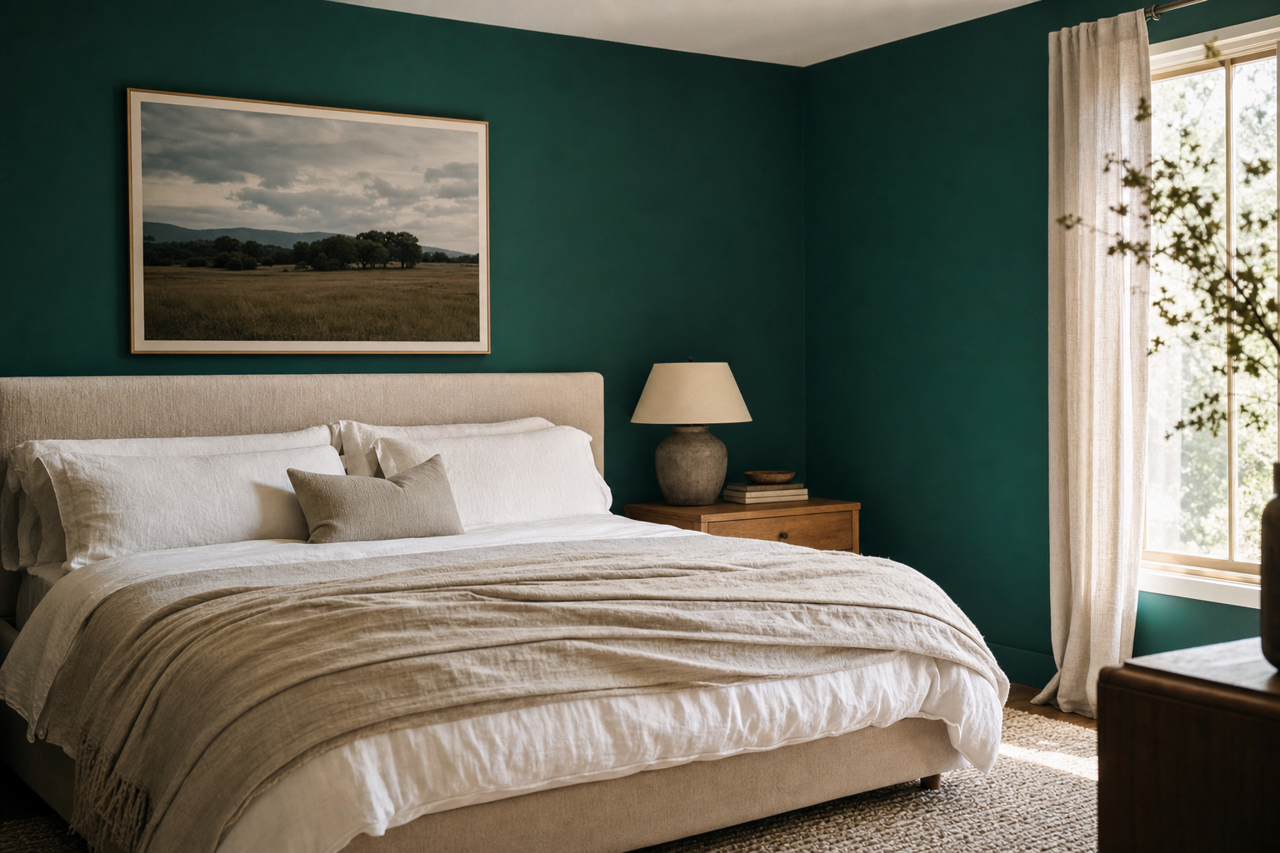 Absolute by Benjamin Moore on interiors