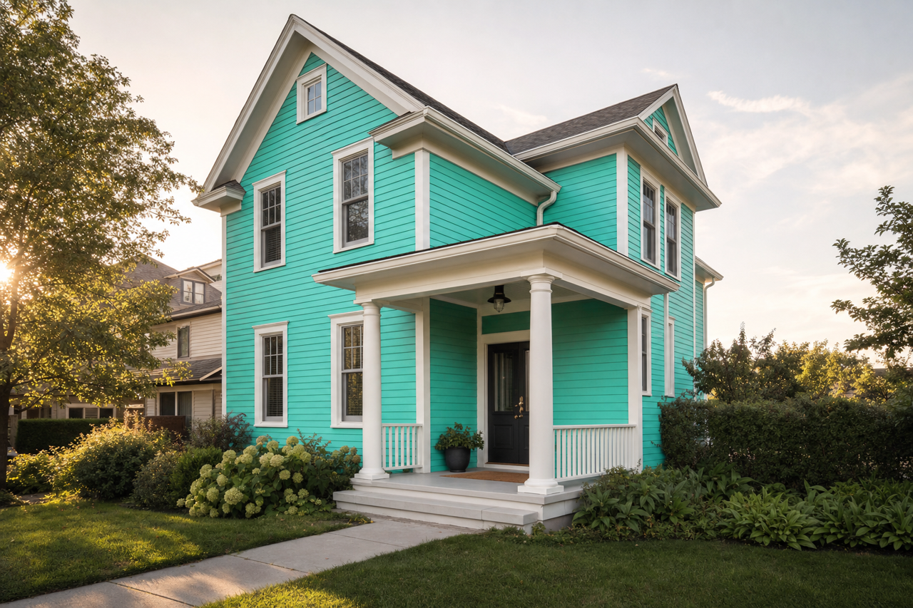 Egyptian by Benjamin Moore on exterior