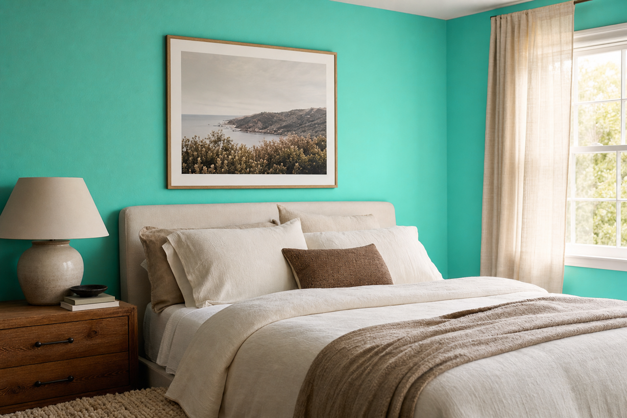 Egyptian by Benjamin Moore on interiors