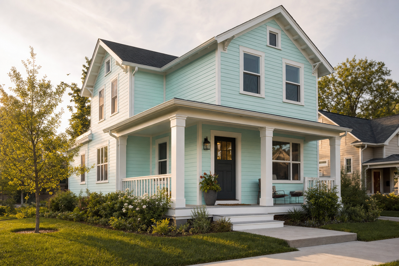 Summer by Benjamin Moore on exterior