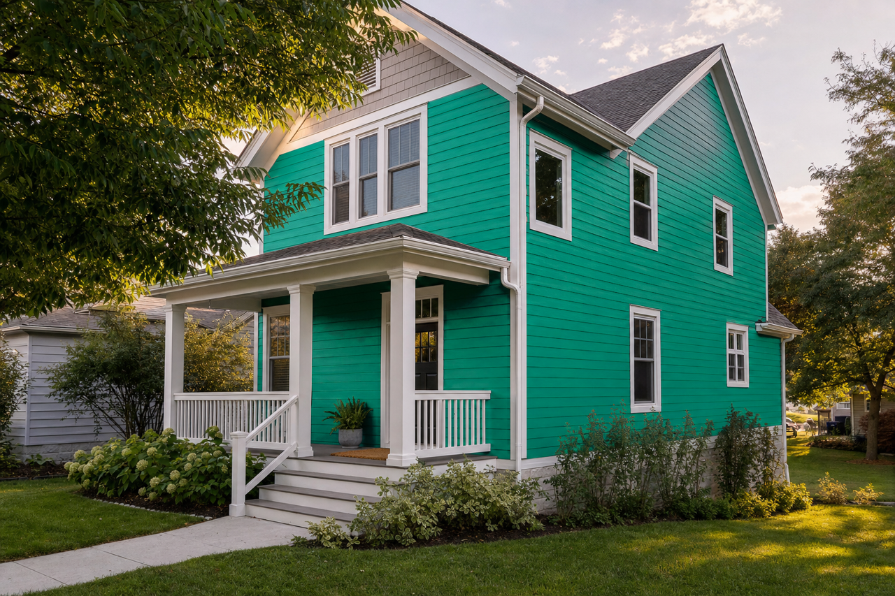 St. by Benjamin Moore on exterior